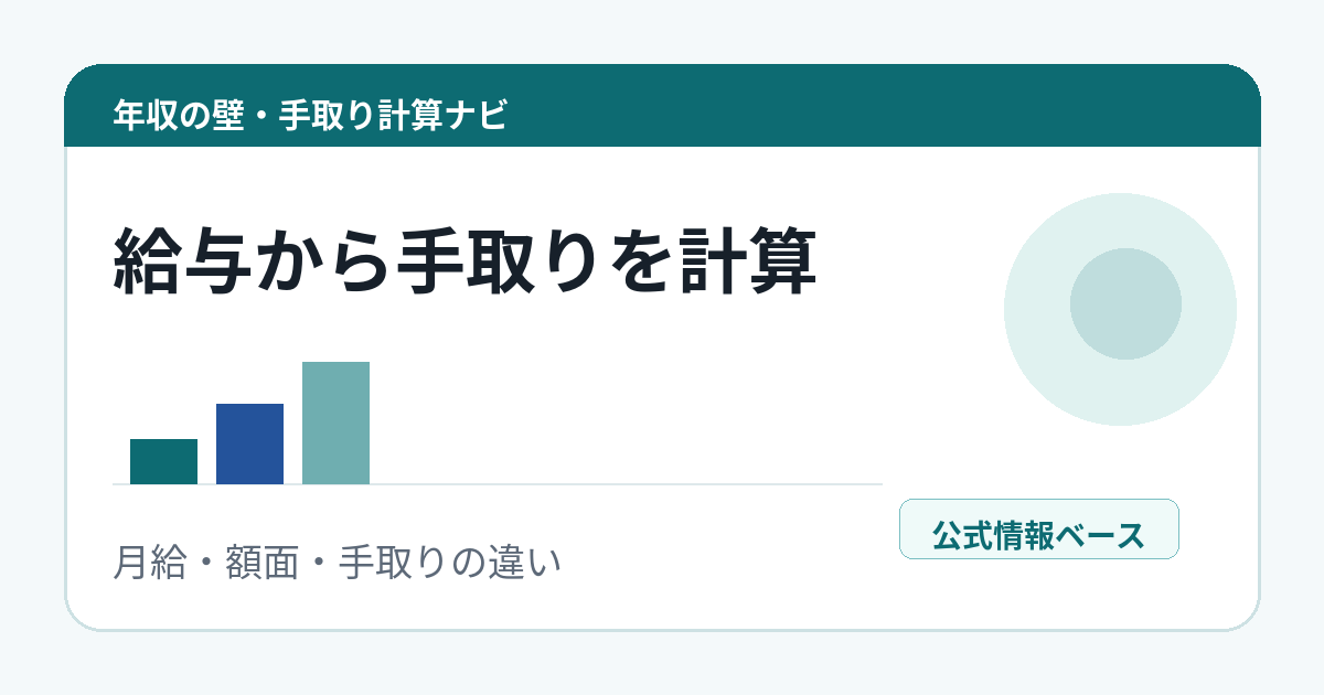 給与から手取りを計算するページのアイキャッチ画像